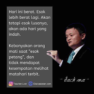 Kata Kata Bijak Jack ma