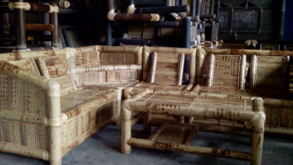 Produk Set Meja Kursi  Bambu  Purworejo Kualitas Export 