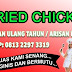 Design Spanduk Chicken Fried