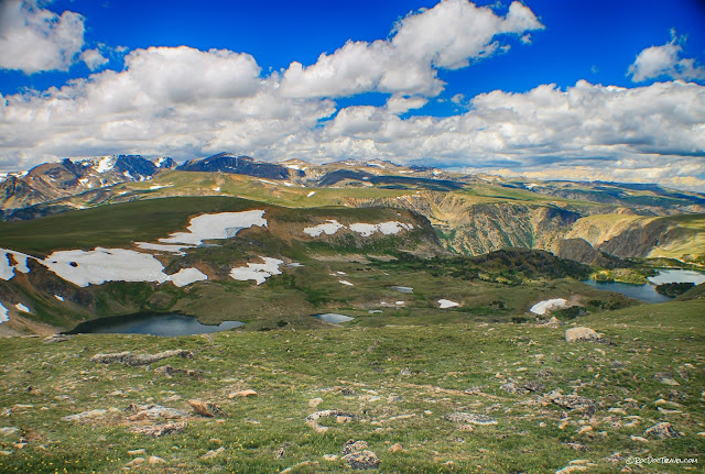 Beartooth Highway Wyoming Montana geology travel trip fieldtrip guide mountains copyright RocDocTravel.com