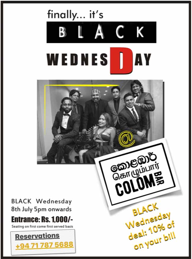 Finally it's a Black Wednesday | At Colombar.