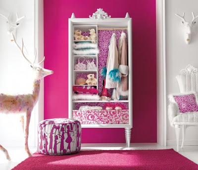 Charming and Opulent Pink Girls Room