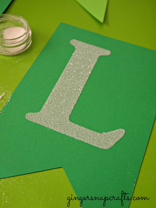 #silhouette glitter letters