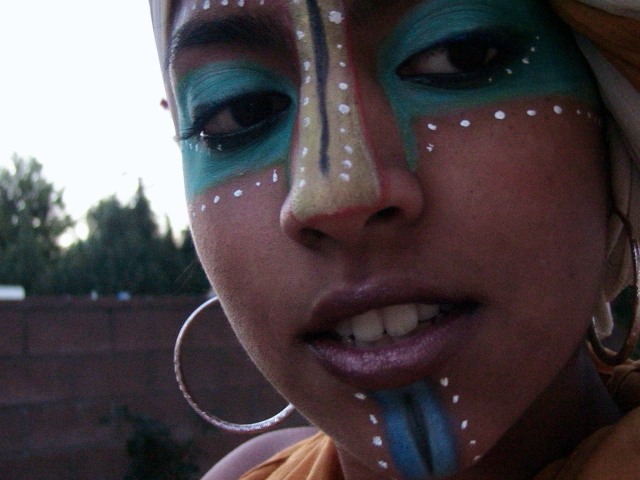 South African Tribal Face Paint