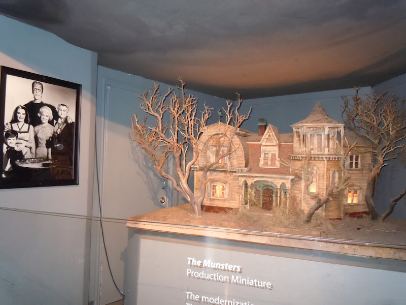 The Munsters house production miniature