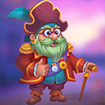 Games4King Handsome Pirate Man Escape Game