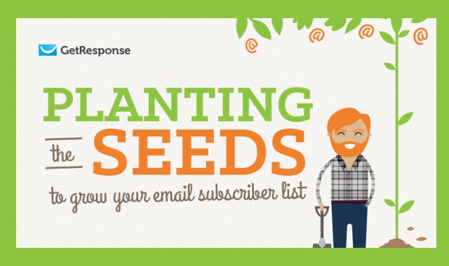 Image: Planting the Seeds to Grow Your Email Subscriber List #infographic