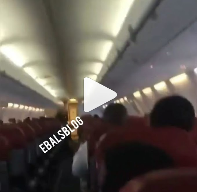 Moment Passenger Asked The Pilot To Turn Back To Lagos Due To Turbulence