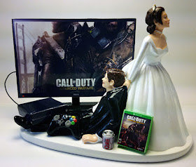 video game call of duty cake topper