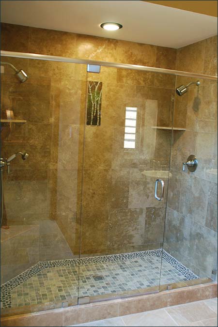 Travertine Marble Bathroom  Designs 