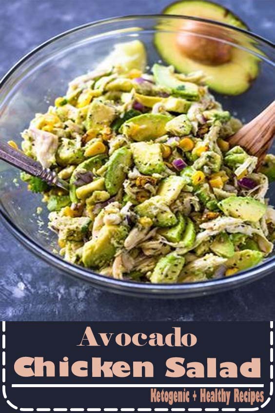Take chicken salad to a new level with the addition of avocado. This naturally creamy chicken and avocado salad is healthy and contains no mayo or sour cream. Ever since I tried avocado in a grilled