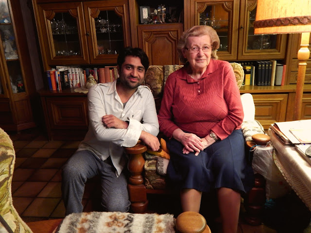 Rubeen Khan & German Grandma