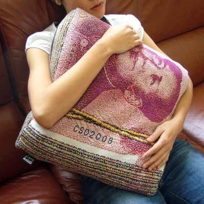 Folded Banknote-Shape Pillow