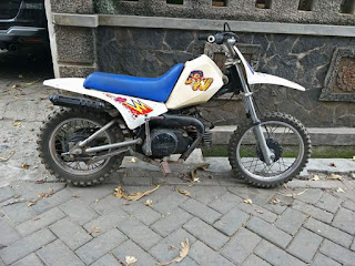 Jual Mini trail jadoel Yamaha pw80 sehat ngacirr.... 