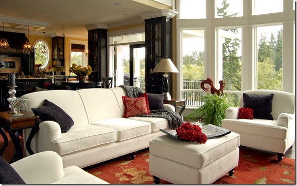 innovative-american-style-living-room-white-sofas