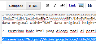 Tutorial Menampilkan File Google Drive di Blog5
