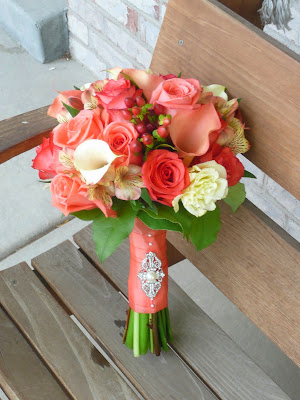 Coral Wedding Accents