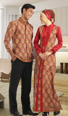 model baju batik kombinasi untuk wanita