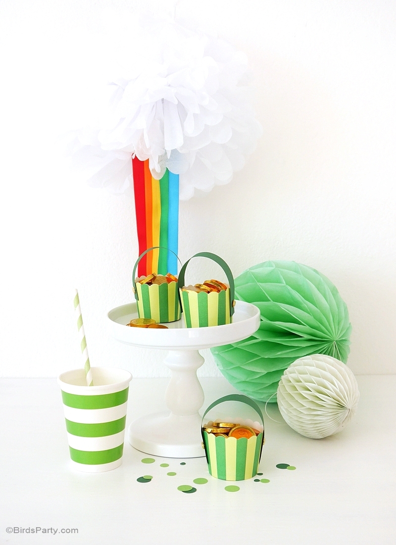 DIY Pot of Gold & Pompon Arc en Ciel - BirdsParty.fr