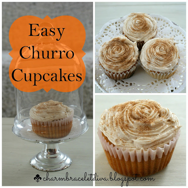 Easy Churro Cinco de Mayo Cupcakes