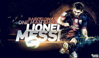 Lionel Messi - Barcelona - Wallpaper Sepakbola Terbaru 2012-2013
