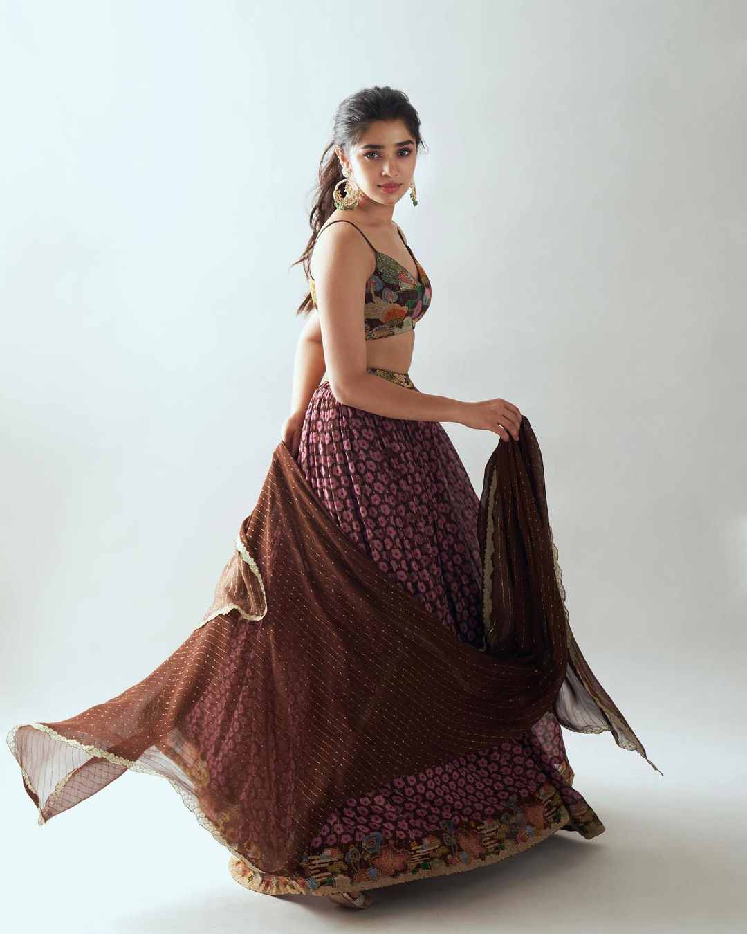 Krithi Shetty, Krithi Shetty beautiful lehenga, Krithi Shetty fashion, top South Indian models and actresses, Krithi Shetty Films, Instagram