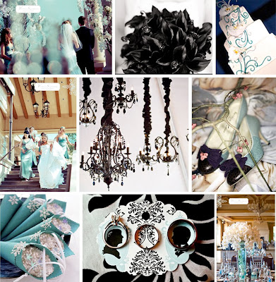 Color Palette Black Teal and White Zenadia Design