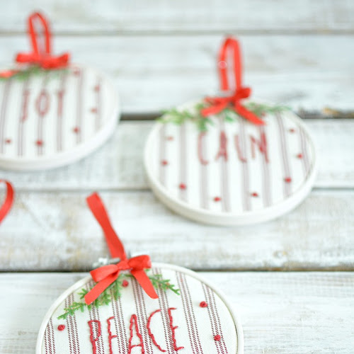 Rae Dunn Ornaments With Farmhouse Style