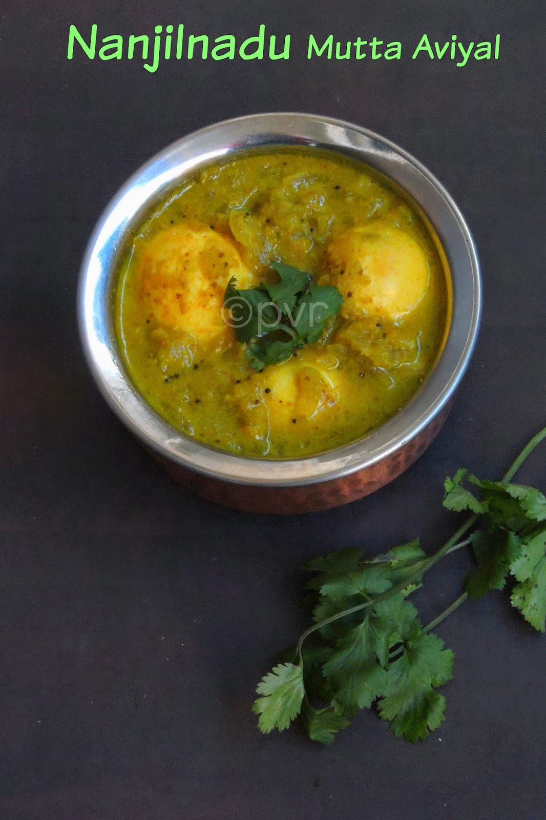 Egg aviyal, Nanjilnadu egg gravy, Mutta curry