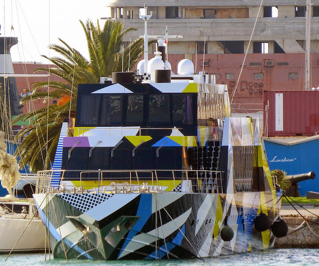 Yacht Guilty, port of Livorno