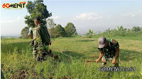 Satgas Citarum Harum Sektor 22 Sub 17 Tanam Pohon Keras di Cimenyan