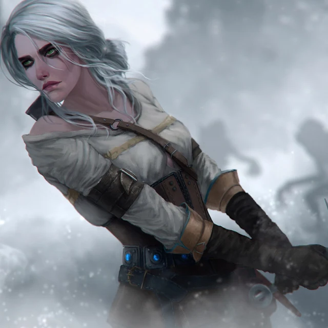 the witcher - Ciri In The Fog Wallpaper Engine