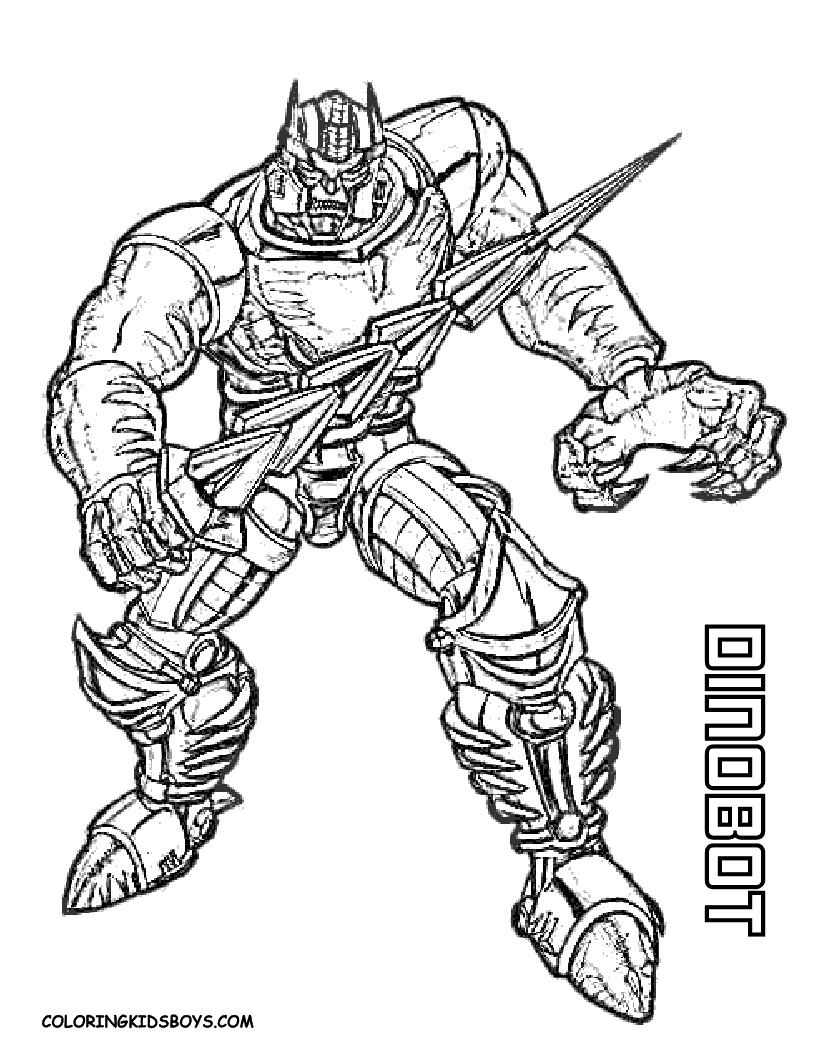 Transformer Coloring Pages Free 2