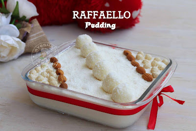 raffaello pudding easy to make desserts recipes sweets coconut desserts desiccated coconut recipes raffaello candy dessert yummy pudding recipe simple pudding party pudding 