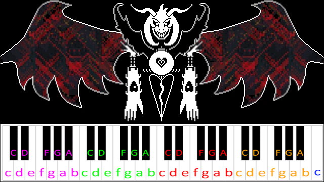 SAVE the World (Undertale) Piano / Keyboard Easy Letter Notes for Beginners