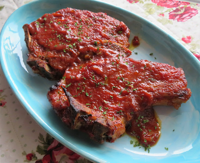 Easy Oven Barbequed Pork Chops