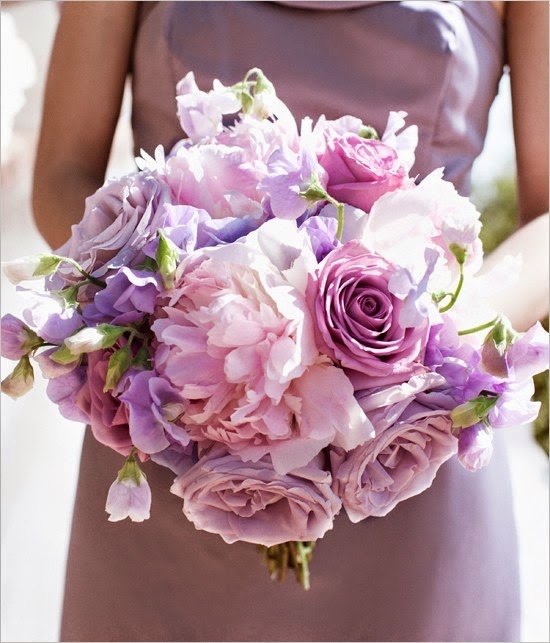 Purple Wedding Bouquets