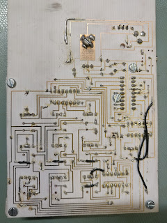 Rear view of the PCB