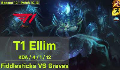 T1 Ellim Fiddlesticks JG vs Graves - KR 10.13