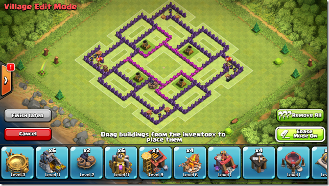  Berbicara Clash Of Clans tentunya kita akan menemukan sebuah desa atau Village Base TH 7 Terbaik dan deretan terkuat clash of clans