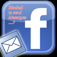 How to send message in Facebook when blocked ?