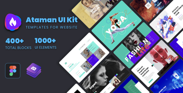 UI Kit - Templates For Website 