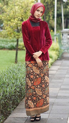 model kebaya muslim kutu baru terbaru