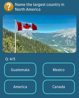 Name the largest country in North America