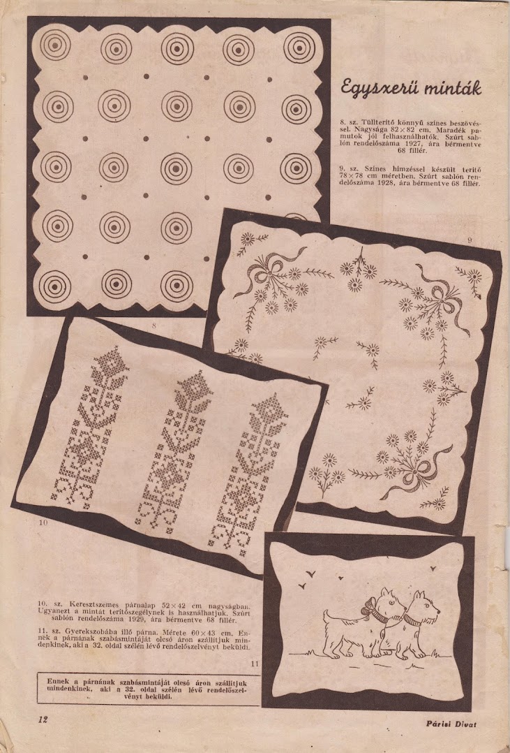 Vintage cross - stitch patterns