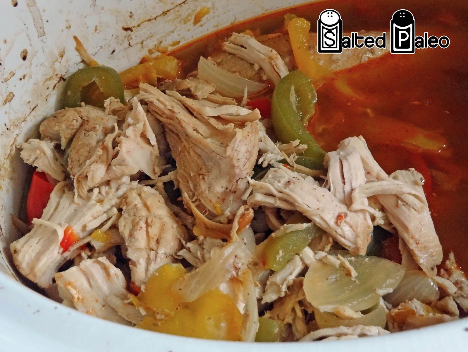 Salted Paleo: Easy Crock-Pot Fajitas (scd, paleo)