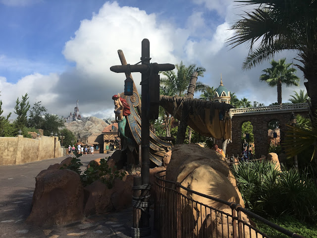 Entrance Under The Seay Journey of the Little Mermaid Magic Kingdom Disney World