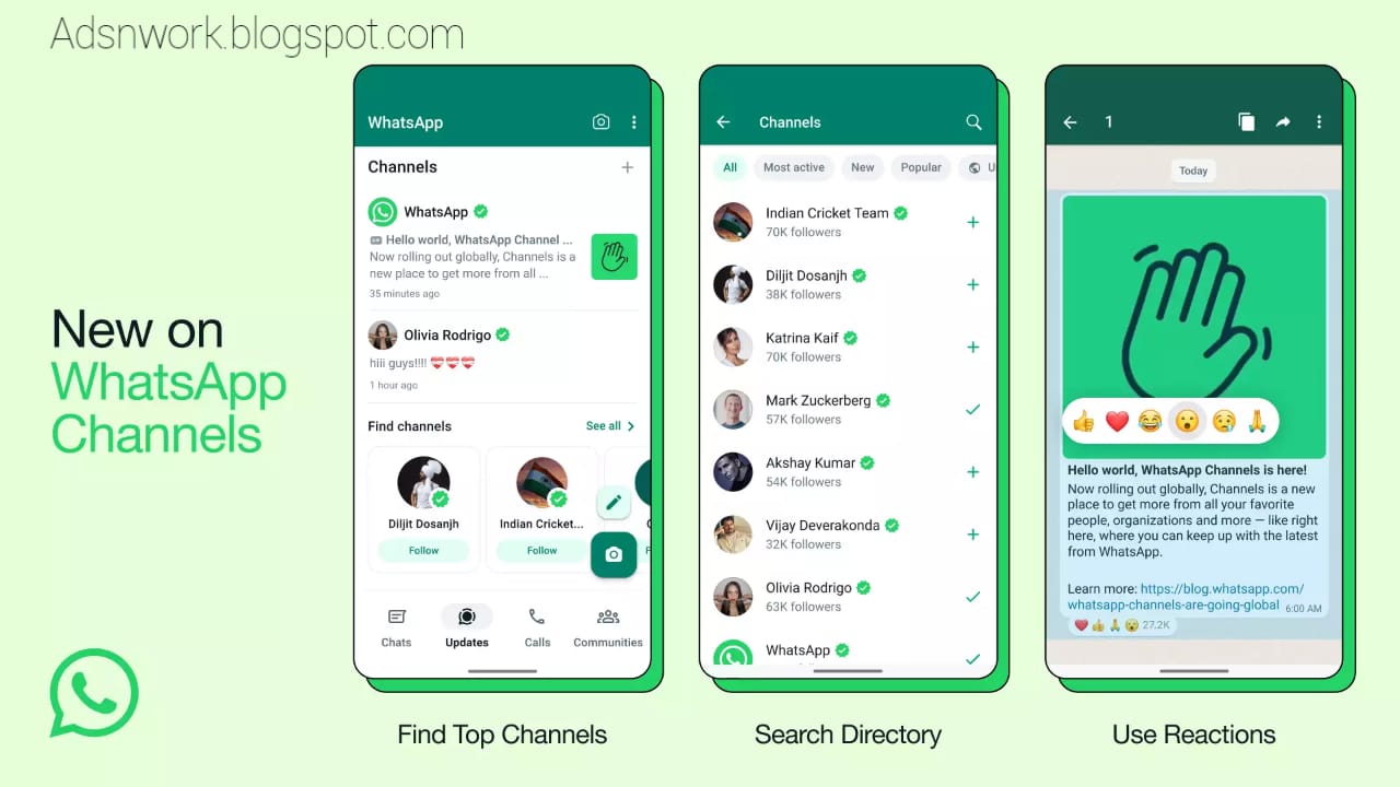create whatsapp channel