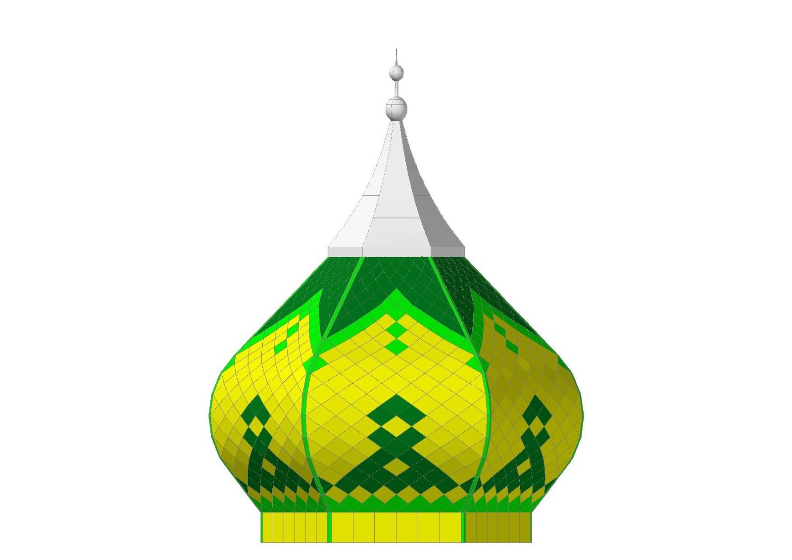 Kubah Masjid Animasi Gambar Islami