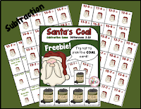 Free Santa's Coal Subtraction Game